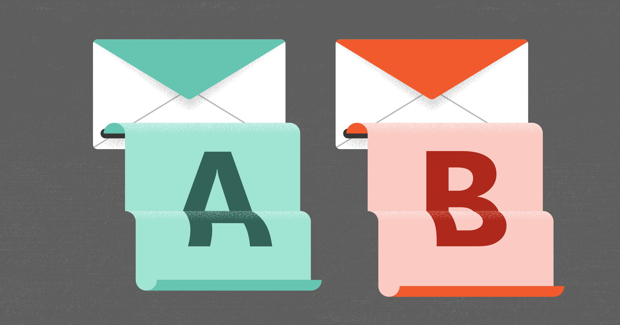 A/B testing emails